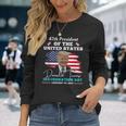 President Donald Trump Inauguration Day 2025 Party Long Sleeve T-Shirt Gifts for Her