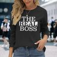 The Real Boss Langarmshirts Geschenke für Sie