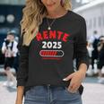 Rente 2025 Der Countdown Lauft Das Lustige Rentner Langarmshirts Geschenke für Sie