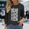 Retro Here Here Fischi Fischi Fischi Langarmshirts Geschenke für Sie