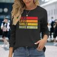 Retro Talk Less Smile More Historic Hamilton Quote Long Sleeve T-Shirt Gifts for Her