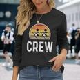 Rongeur Rétro Avec Bateau De Sport T-shirt à manches longues Cadeaux pour elle