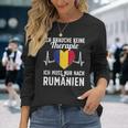 Rumänische Flagge I Rumänien Urlaub I Rumänien Langarmshirts Geschenke für Sie