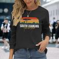 Safari Big Five South Luangwa Parque Nacional Zambia África Camiseta de manga larga Regalos para ella