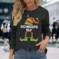 Schnapps Elf Outfit Christmas Family Elf Christmas Langarmshirts Geschenke für Sie