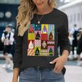 Semana Santa Málaga Cofradías Kawaii Divertido Andalucía Camiseta de manga larga Regalos para ella
