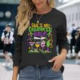 She's He's My Drunker Half Matching Couple Mardi Gras Long Sleeve T-Shirt Gifts for Her