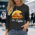 Sri Lanka Palm Tree Ocean Summer Holiday Sri Lanka S Langarmshirts Geschenke für Sie