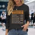 It Techniker Stundenlohn Techniker Langarmshirts Geschenke für Sie