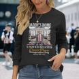 Trump Daddys Home President Donald Trump Inauguration Day Long Sleeve T-Shirt Gifts for Her