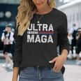Ultra Maga Orgulloso Diseño De Partidario De Ultra-Maga Trump Orgulloso Camiseta de manga larga Regalos para ella