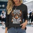 Never Underestimate The Power Of Burkey Burkey Name Long Sleeve T-Shirt Gifts for Her