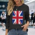 United Kingdom Uk Union Jack Flag England Great Britain Langarmshirts Geschenke für Sie