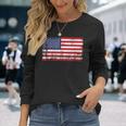 Usa Flag American Flag Us Football Fan Langarmshirts Geschenke für Sie