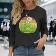 Vintage Statement Frog I Nö Fun I No Retro Langarmshirts Geschenke für Sie