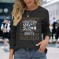 All I Want For Christmas Is Playing Darts Ugly Xmas Sweater Langarmshirts Geschenke für Sie