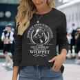 Whippet Guardian Angel Dog Greyhound Dog Saying Langarmshirts Geschenke für Sie