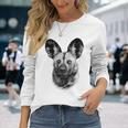 African Painted Dog Close-Up For Wild Dog Fans Long Sleeve T-Shirt Gifts for Her