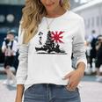Bandera Imperial De Yamato I Love Japan Ww2 Camiseta de manga larga Regalos para ella