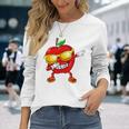 Fruit Apples Compote De Pommes Fan De Gâteau Aux Pommes Dab T-shirt à manches longues Cadeaux pour elle