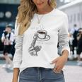 GIVE ME THE BEAN JUICE Sloth Shirt For Coffee Lovers Premium Long Sleeve T-Shirt Gifts for Her