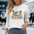 Gulf Of Mexico Since 1672 Vintage Beach Summer Vacation Long Sleeve T-Shirt Gifts for Her