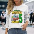 Ich Bin 5 Straßenbahnen Straßenbahn Children's Birthday Party Langarmshirts Geschenke für Sie