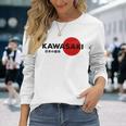 Kawasaki City 80S Retro 90S Japanese Aesthetic Kawasaki Langarmshirts Geschenke für Sie