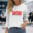 Mom Christmas Candy Cane Santa Costume Family Group Raglan Baseball Tee Long Sleeve T-Shirt Gifts for Her