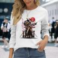 Samurai Japonés Espíritu Ronin Bushido Espada Katana Camiseta de manga larga Regalos para ella