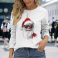 Santa Claus Christmas Graphic X-Mas Sunglasses Santa Langarmshirts Geschenke für Sie