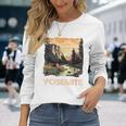 Vintage Yosemite National Park Nature Lover Adventure Long Sleeve T-Shirt Gifts for Her