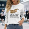 Be Yourself Always And Be A Western Hognose Snake Long Sleeve T-Shirt Gifts for Her