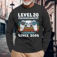 2005 Birthday Man 20Th Decoration 20S 20Th Birthday Langarmshirts Geschenke für alte Männer