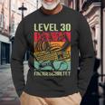 30Th Birthday Man Decorative Gamer Gamer Gamer For 30 Years Man Langarmshirts Geschenke für alte Männer