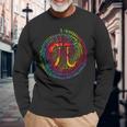 314 Pi Number Tie Dye Symbol Pi Day Math Teachers Students Long Sleeve T-Shirt Gifts for Old Men