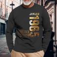 60Th Birthday Man 60 Years Limited Edition January 1965 Langarmshirts Geschenke für alte Männer