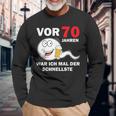 70Th Birthday Man 70 Years Decoration 70S 70Th Birthday Langarmshirts Geschenke für alte Männer