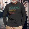 80 Years Old Legend Since 1945 80Th Birthday Long Sleeve T-Shirt Gifts for Old Men