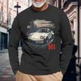 911 Turbo Retrointage 964 Coche Clásico Pista Automotriz Camiseta de manga larga Regalos para ancianos