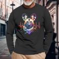 African Wild Dog Cardio African Wild Dog Long Sleeve T-Shirt Gifts for Old Men