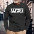 Alfons First Name Name Saying Alfons Langarmshirts Geschenke für alte Männer