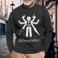 Alleskönner Craftsman Husband Father Tool Langarmshirts Geschenke für alte Männer