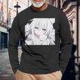 Anime And Cat Lovers For N Manga Kawaii Otaku Geek Langarmshirts Geschenke für alte Männer