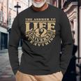 Answer To Life Universe And Everything 42 Is Sense Of Life Langarmshirts Geschenke für alte Männer