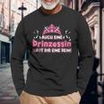 Auch Eine Prinzessin Haut Dir Eine Rein Krone Princess Langarmshirts Geschenke für alte Männer