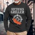 Auftrags Griller Wurst Grill Bbq Grill Master Langarmshirts Geschenke für alte Männer