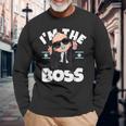 Baby Boss Yo Soy El Jefe Como Un Jefe Niños Camiseta de manga larga Regalos para ancianos