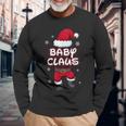 Baby Claus Christmas Family Partner Look Santa Claus Langarmshirts Geschenke für alte Männer