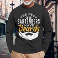 Bartender For Bartenders With Beards Langarmshirts Geschenke für alte Männer